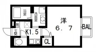 ル・ボヌール【1階】の間取り