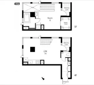プライムアーバン浮間公園【4階】の間取り