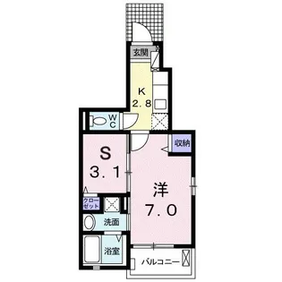アンビエンテ アイ【1階】の間取り