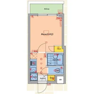 パレ・ホームズ田無【5階】の間取り