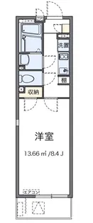 ヴィーダフォルトナ【1階】の間取り