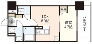 MAYFAIR田町PREMIUM【10階】の間取り