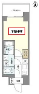 リヴェント難波ウエスト【3階】の間取り