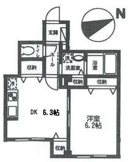 エリュシオン【1階】の間取り