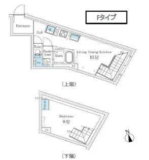 Fika代々木上原【2階】の間取り