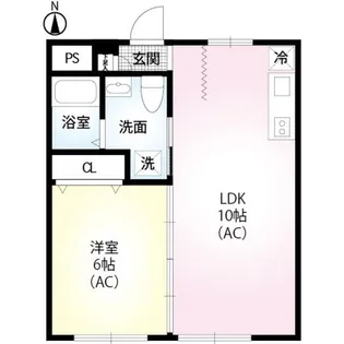 秀マンション【1階】の間取り