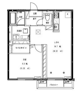 J.Y HILLS【2階】の間取り