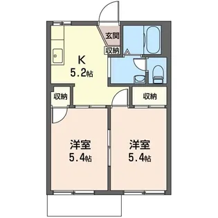 ファミール花井【2階】の間取り