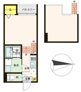 aya【1階】の間取り