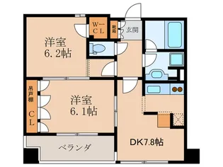 エステムプラザ梅田・中崎町II【10階】の間取り