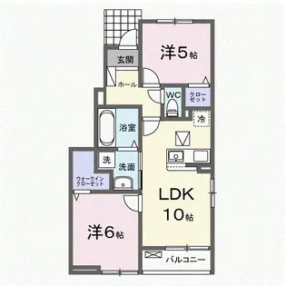 ソラティオ【1階】の間取り