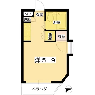 天沼第2ビル【2階】の間取り