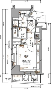 神田WEST【2階】の間取り