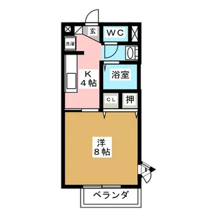 Surplusタカハシ B【1階】の間取り