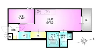 REGALEST 南鳩ヶ谷【1階】の間取り