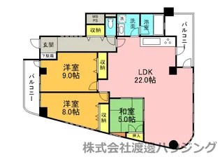 ハイボーン緑地公園【2階】の間取り