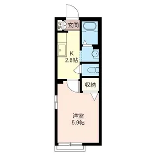 サニーコート【1階】の間取り