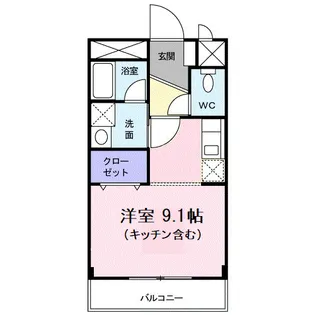 コートハイム宮原【1階】の間取り