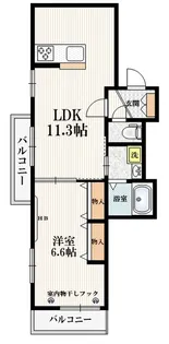 メゾン シャリテ【2階】の間取り
