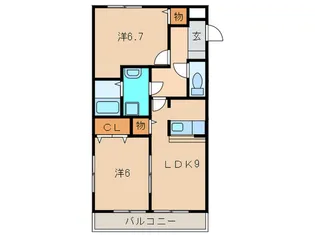 マンションISHIHARA【3階】の間取り