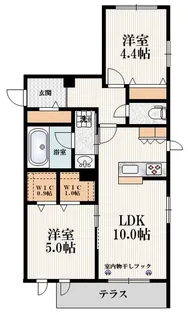 ザ・プレイス経堂【1階】の間取り