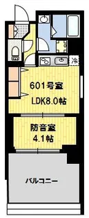 haru【6階】の間取り