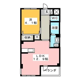 モンテ・スリーズ【2階】の間取り