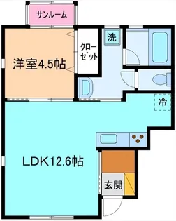 SIN B棟【1階】の間取り
