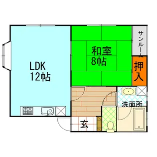 SDハイツ【1階】の間取り