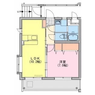 M10.牟田町II【3階】の間取り