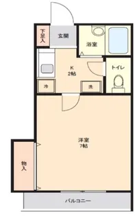 インペリアルアサマ【1階】の間取り