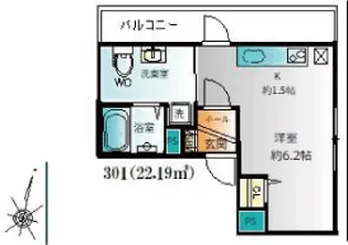 パナソニックマンション【3階】の間取り