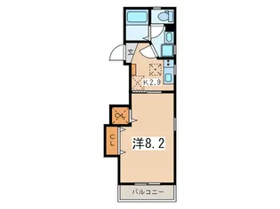 アルデ-ア桜台B【1階】の間取り