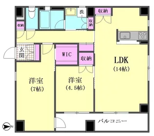 Casa Animado【4階】の間取り