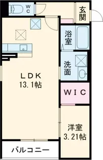 AKATSUKI RESIDENCE【1階】の間取り