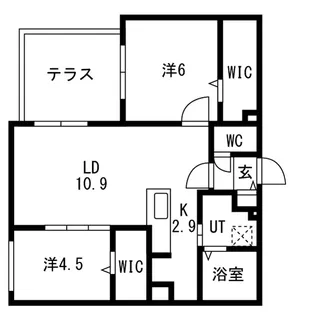 ブランシャールPRIMS(プリムス)(令和8年12月26日入居開始)【1階】の間取り