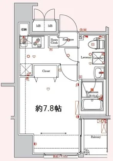 ディアレイシャス新宿中落合【1階】の間取り