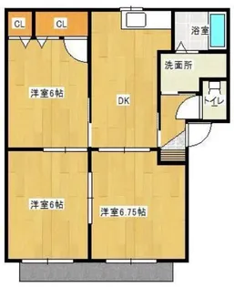 エスパシオB【2階】の間取り