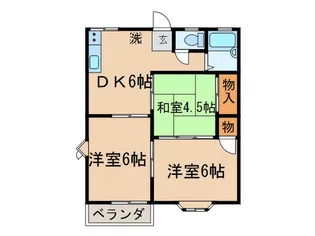 リヴイン八坂台【2階】の間取り