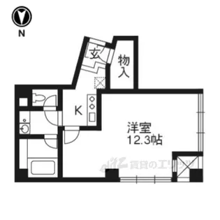 セントエルモ三条【2階】の間取り