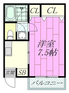 マイム21【1階】の間取り