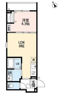 robot home 南千住【2階】の間取り