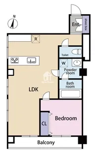 第15宮庭マンション【2階】の間取り