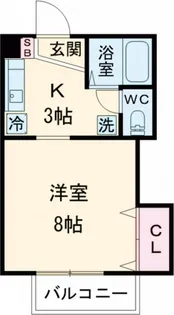 メゾンサツキII【2階】の間取り