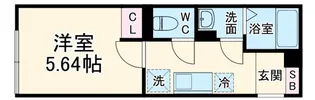カインドネス本厚木West【3階】の間取り