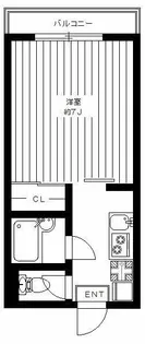 コスモセブン【2階】の間取り