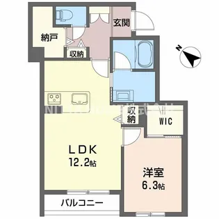 プエンテ サツキ【2階】の間取り