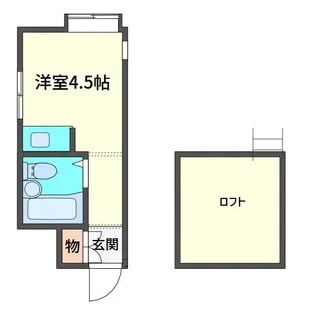 第6コーポ稲垣【2階】の間取り