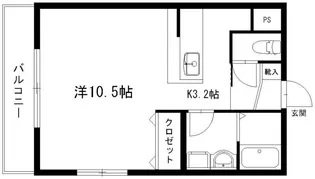 グランストーク篠ケ瀬【2階】の間取り