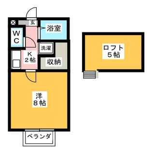 コーポラスアベニュー【2階】の間取り